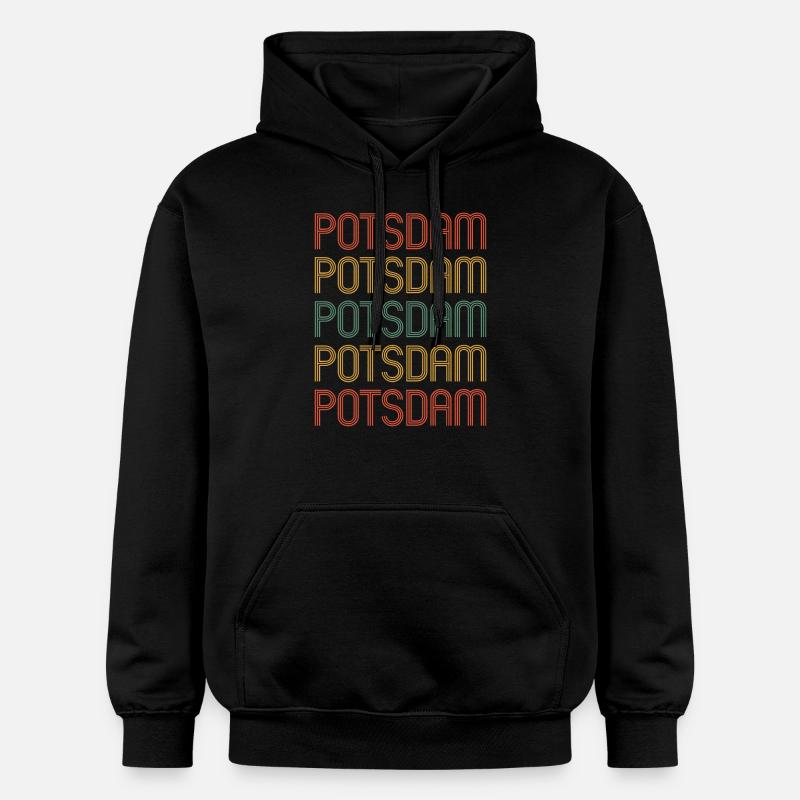 Potsdamer, Potsdamer Potsdam - Sweat à capuche Softstyle® Gildan Unisexe - noir