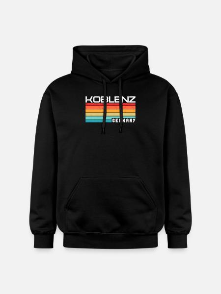 Koblenzerin Koblenzer Koblenz - Gildan Unisex Softstyle® Midweight Hoodie - black