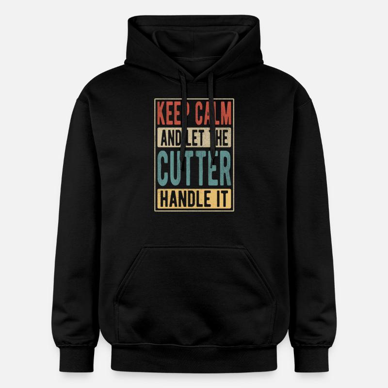 Cutter Retro Cadeau - Sweat à capuche Softstyle® Gildan Unisexe - noir