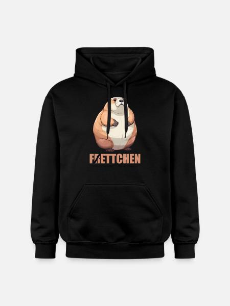 Fat ferret - Gildan Unisex Softstyle® Midweight Hoodie - black