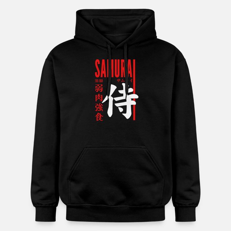 Maître samouraï - Sweat à capuche Softstyle® Gildan Unisexe - noir