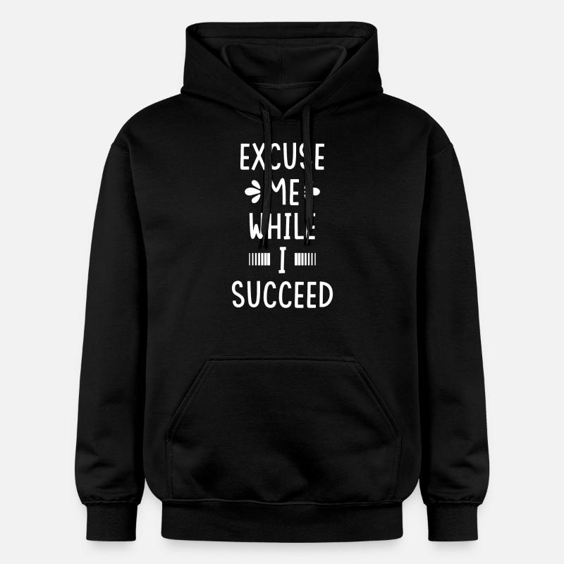 Motivation du succès Dire - Sweat à capuche Softstyle® Gildan Unisexe - noir