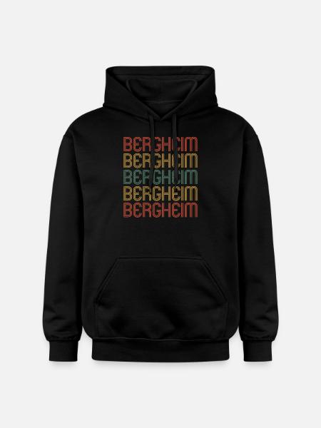 Bergheimerin Bergheimer Bergheim - Gildan Unisex Softstyle® Midweight Hoodie - black