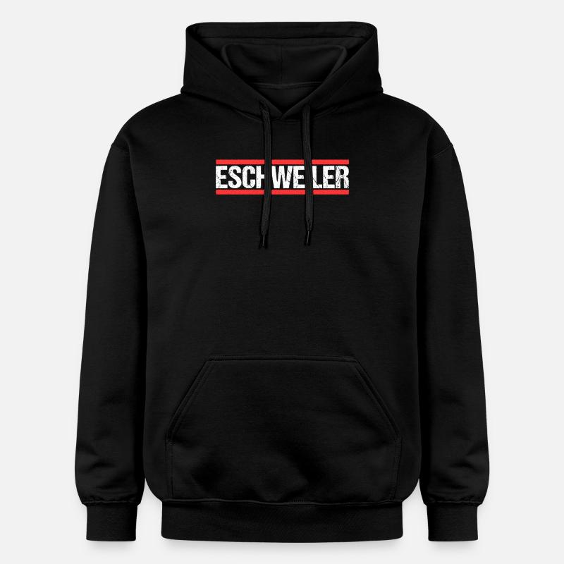 Eschweilererin Eschweilerer Eschweiler - Gildan Unisex Softstyle® Midweight Hoodie - Schwarz