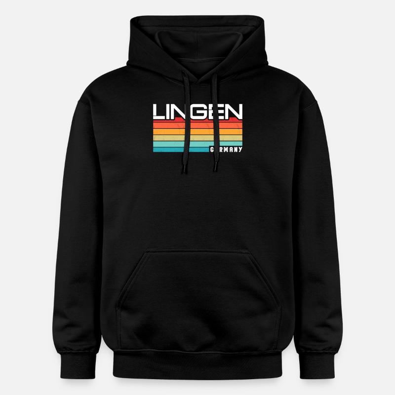 Lingenerin Lingener Lingen - Sweat à capuche Softstyle® Gildan Unisexe - noir