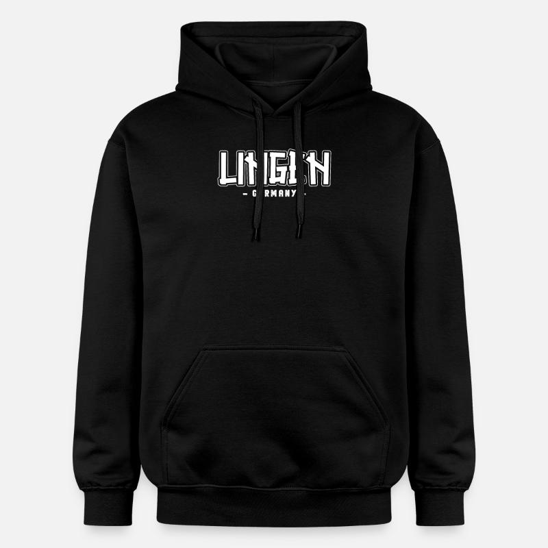 Lingenerin Lingener Lingen - Sweat à capuche Softstyle® Gildan Unisexe - noir