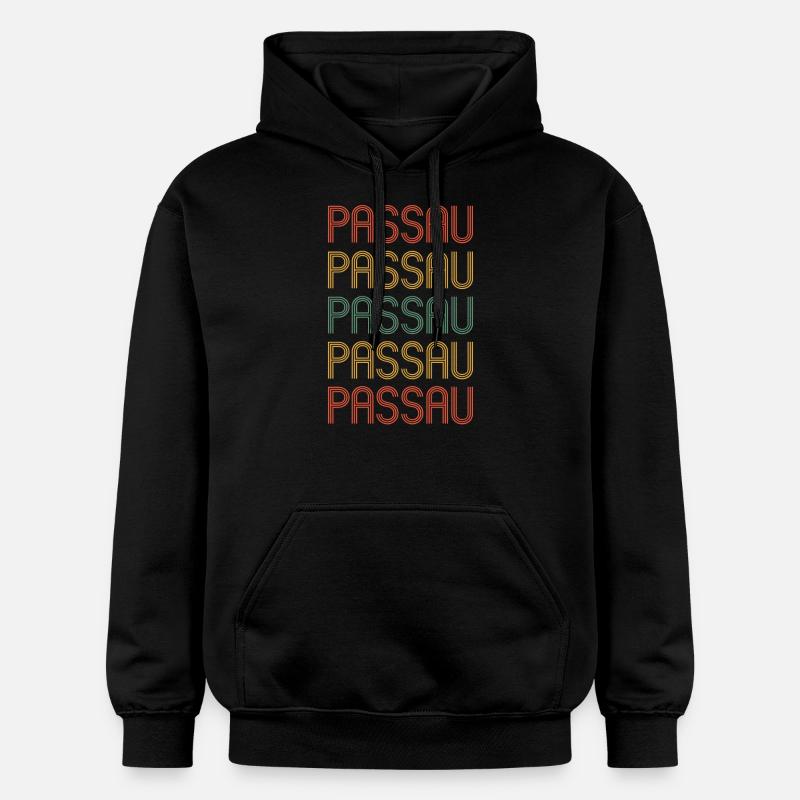 Passauerin Passauer Passau - Sweat à capuche Softstyle® Gildan Unisexe - noir