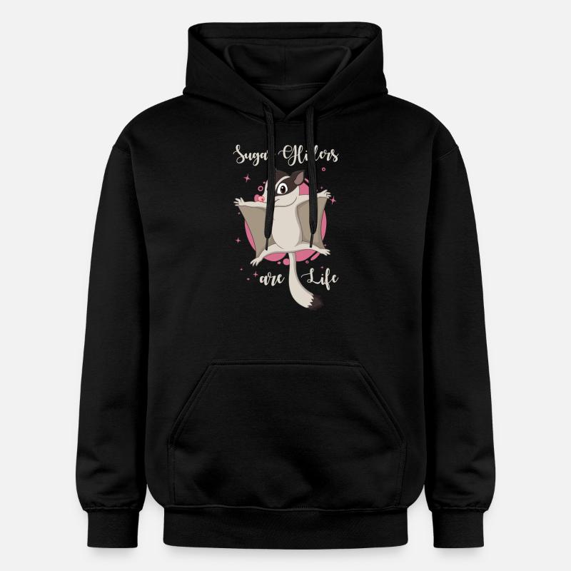 Sugar Glider Dicton - Sweat à capuche Softstyle® Gildan Unisexe - noir