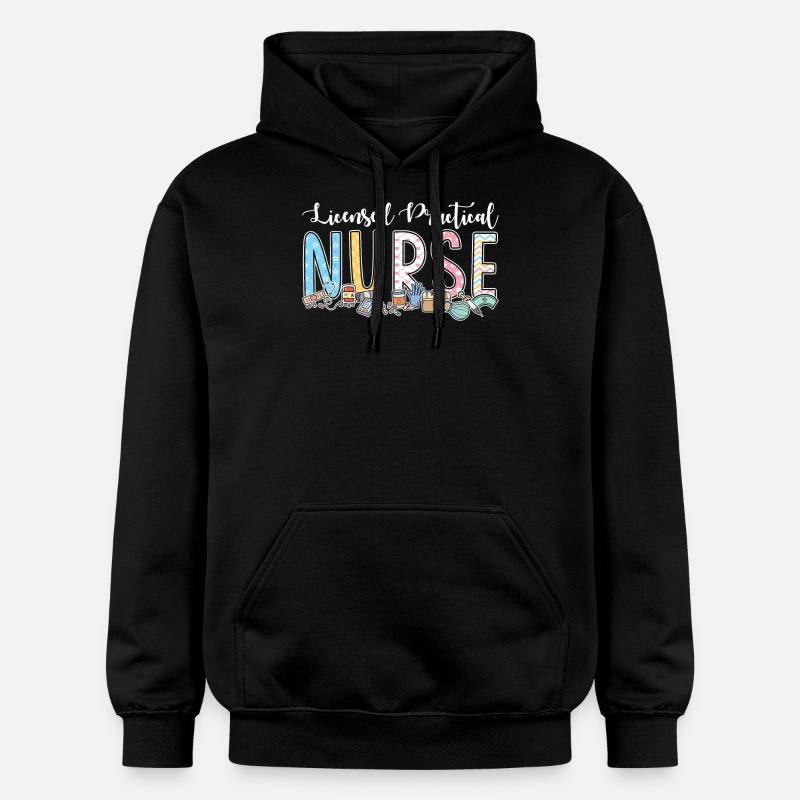 Infirmière auxiliaire autorisée - Sweat à capuche Softstyle® Gildan Unisexe - noir