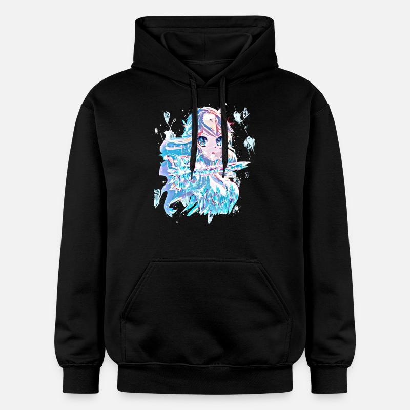 Princesse des glaces - Sweat à capuche Softstyle® Gildan Unisexe - noir