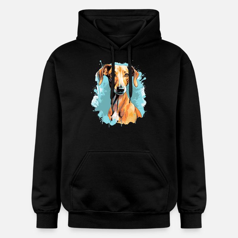 Chien Azawakh - Sweat à capuche Softstyle® Gildan Unisexe - noir