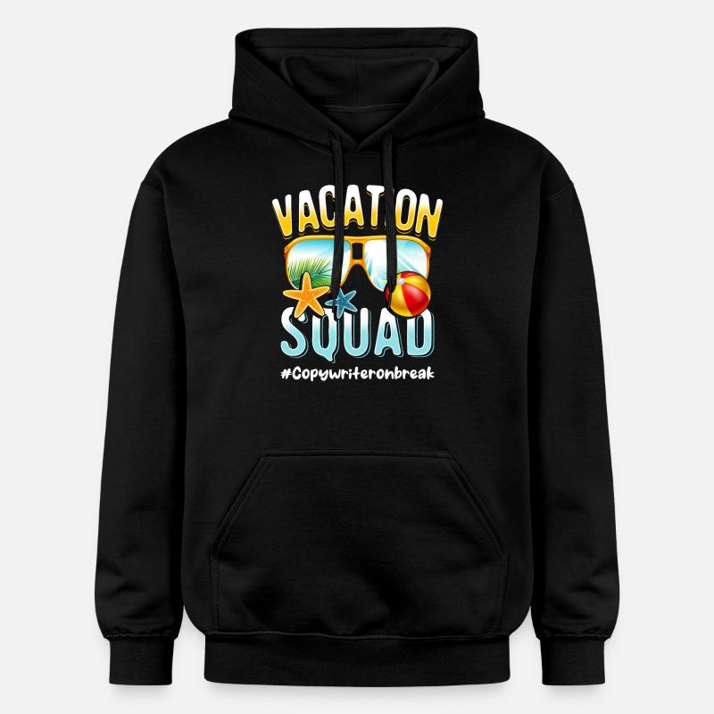 Copywriter Vacation Squad #Copywriteronbreak - Sweat à capuche Softstyle® Gildan Unisexe - noir