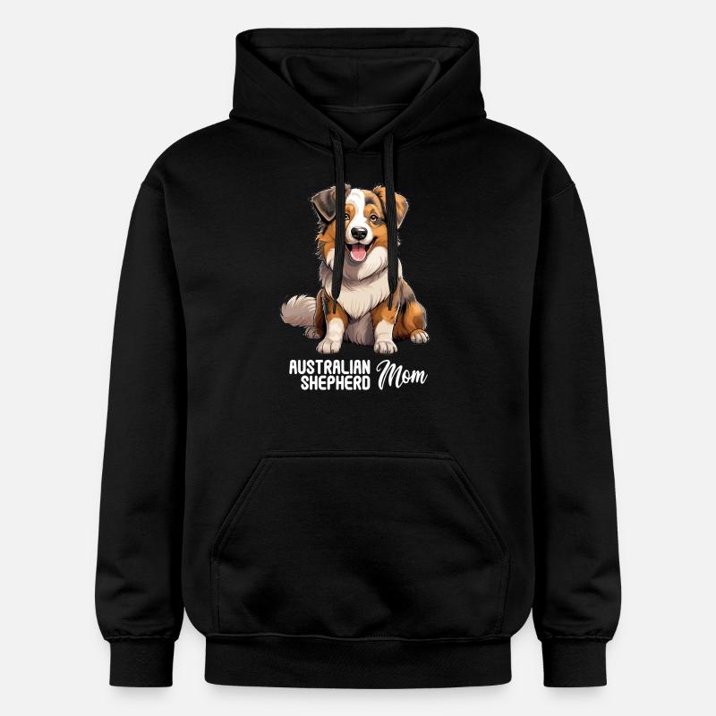 Chien Berger Australien - Sweat à capuche Softstyle® Gildan Unisexe - noir