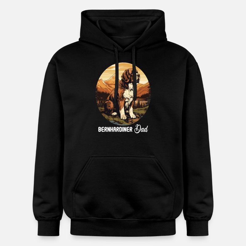 Chien Saint-Bernard - Sweat à capuche Softstyle® Gildan Unisexe - noir