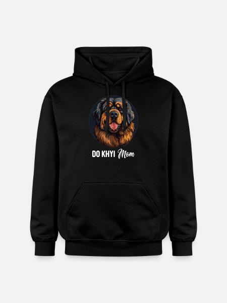 Hund Do Khyi - Gildan Unisex Softstyle® Midweight Hoodie - Schwarz