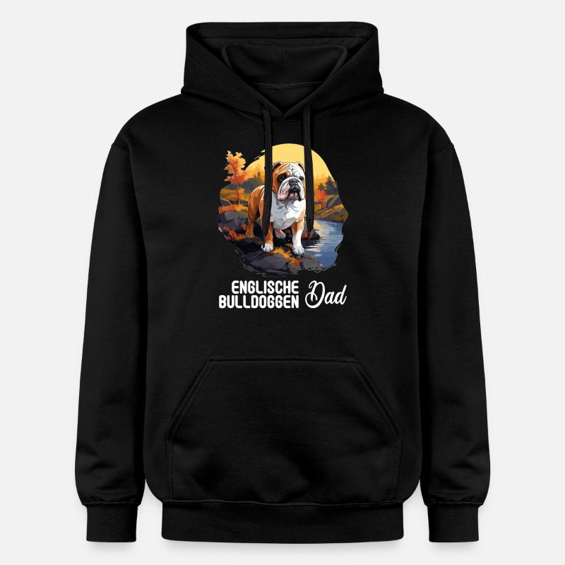 Chien Bouledogue anglais - Sweat à capuche Softstyle® Gildan Unisexe - noir