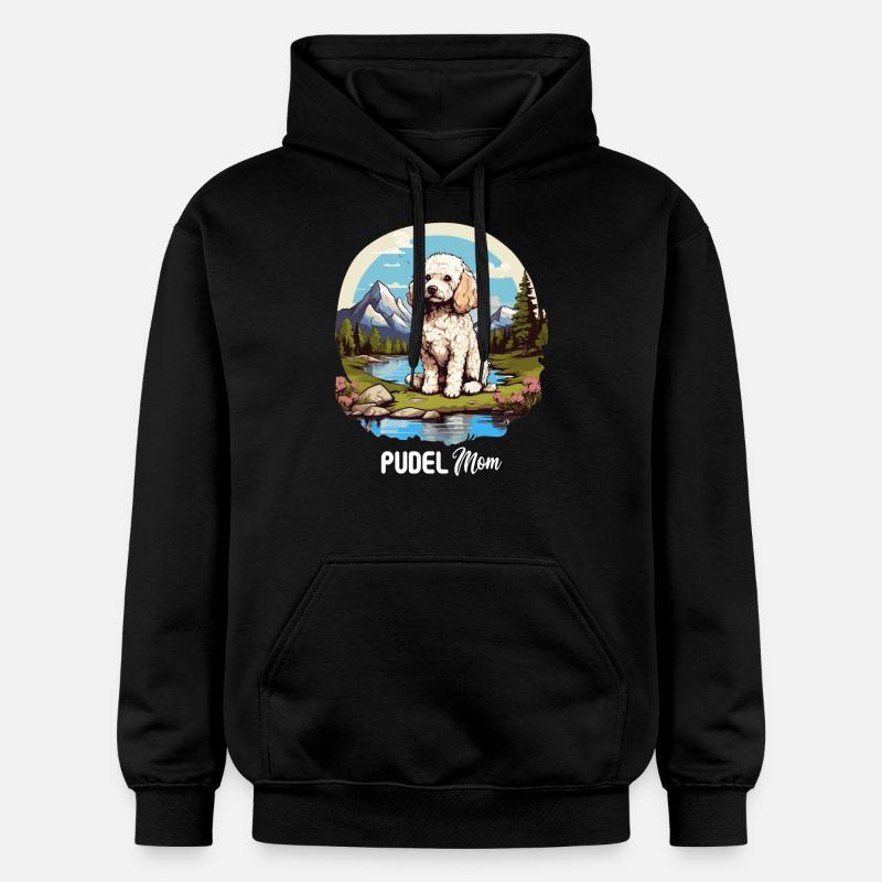 Caniche - Sweat à capuche Softstyle® Gildan Unisexe - noir