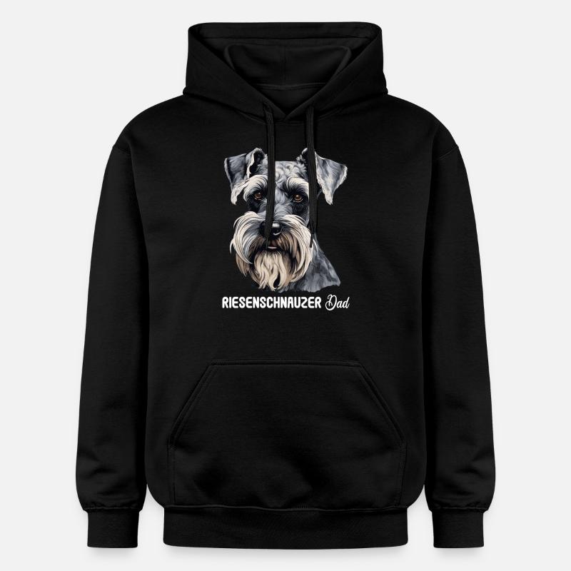 Schnauzer géant - Sweat à capuche Softstyle® Gildan Unisexe - noir