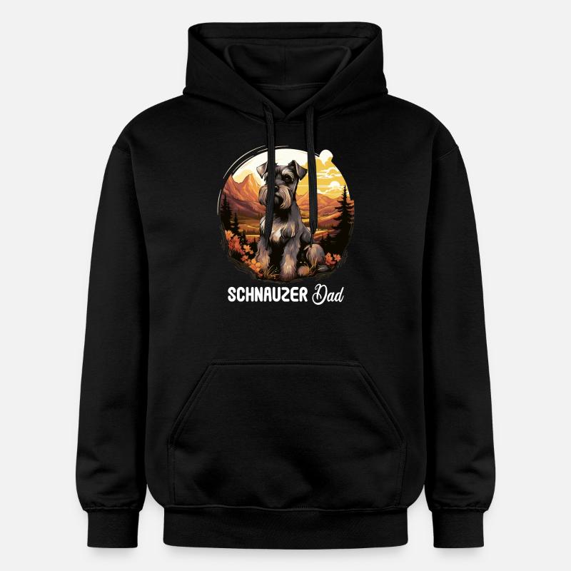 Schnauzer - Sweat à capuche Softstyle® Gildan Unisexe - noir