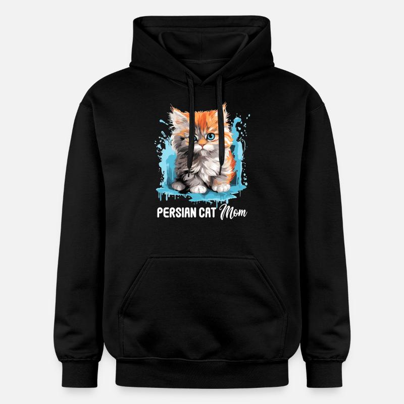 Chat persan Perser Katze - Sweat à capuche Softstyle® Gildan Unisexe - noir