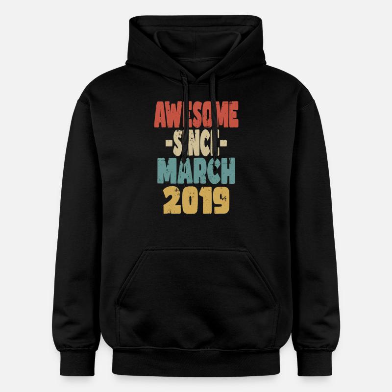 Génial mars 2019 - Sweat à capuche Softstyle® Gildan Unisexe - noir
