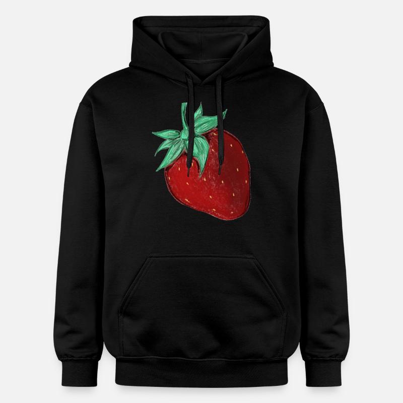 Fraise - Sweat à capuche Softstyle® Gildan Unisexe - noir