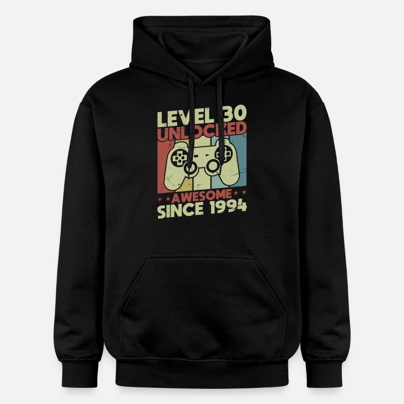 Niveau 30 débloqué - Sweat à capuche Softstyle® Gildan Unisexe - noir