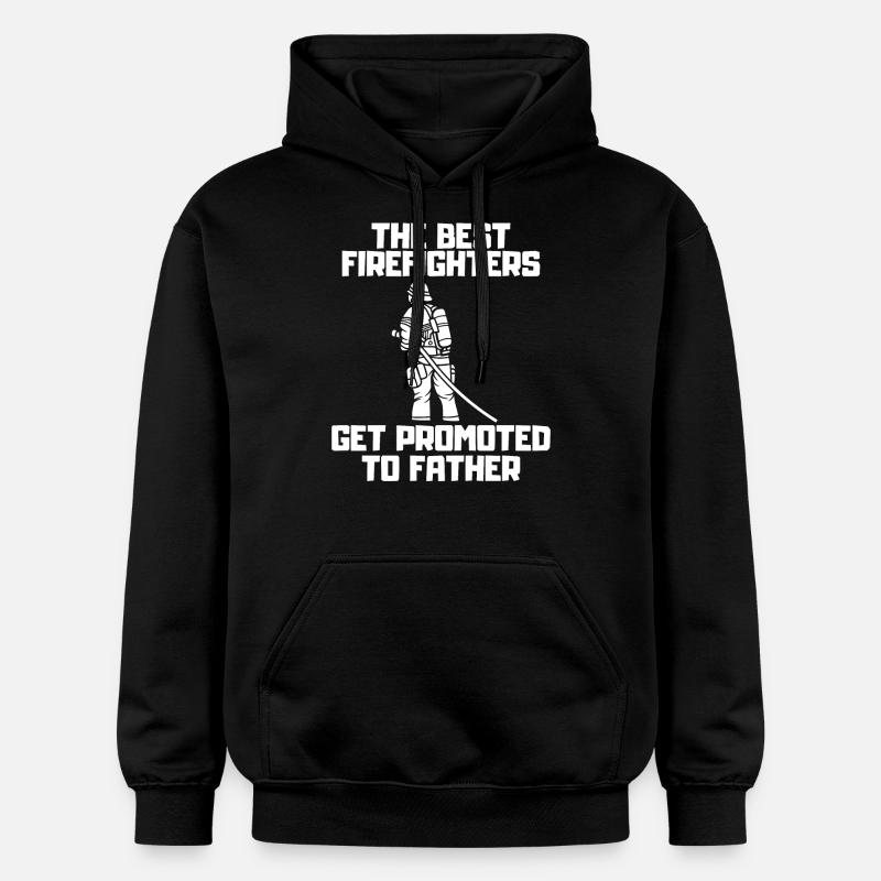 Pompier Papa Profession Passion - Sweat à capuche Softstyle® Gildan Unisexe - noir