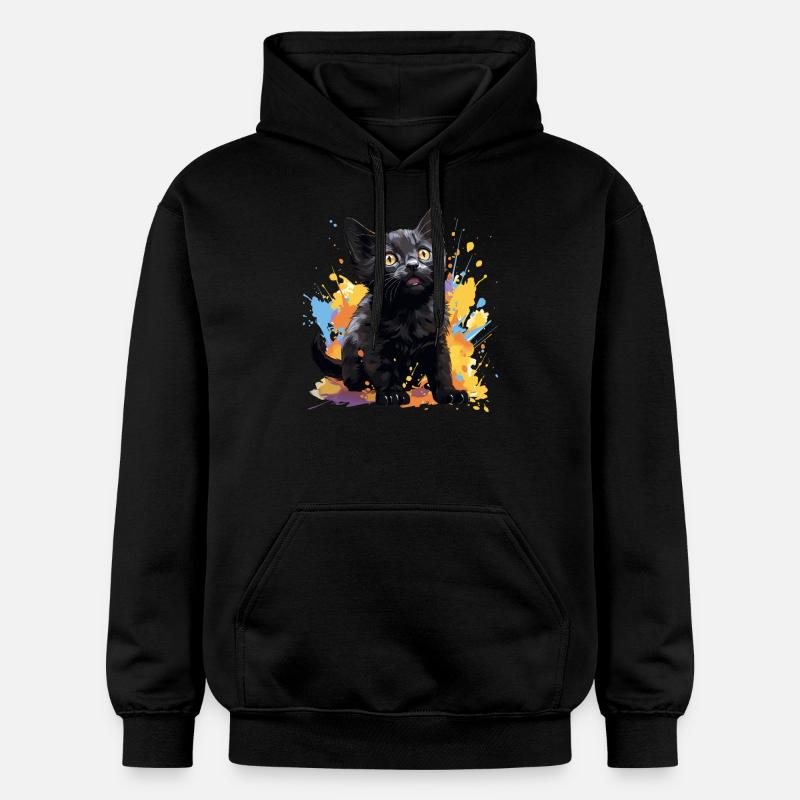 Chat de Bombay Bombay Katze - Sweat à capuche Softstyle® Gildan Unisexe - noir