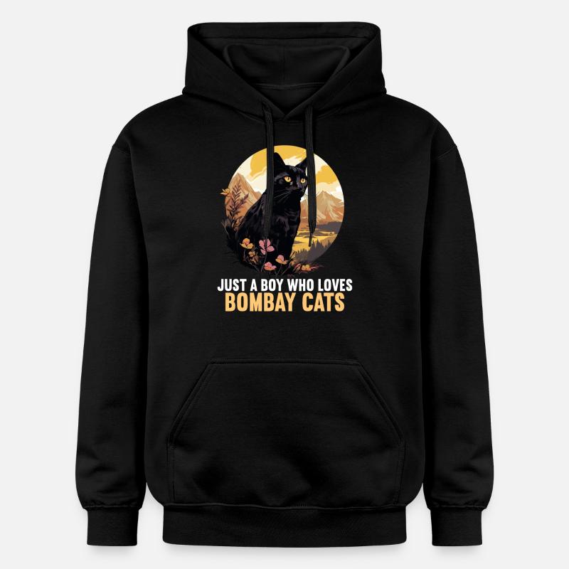 Chat de Bombay Bombay Katze - Sweat à capuche Softstyle® Gildan Unisexe - noir
