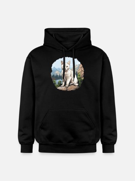 Burmilla Kitten Burmilla Cat - Gildan Unisex Softstyle® Midweight Hoodie - black