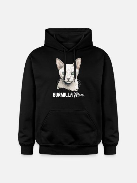 Burmilla Kitten Burmilla Cat - Gildan Unisex Softstyle® Midweight Hoodie - black