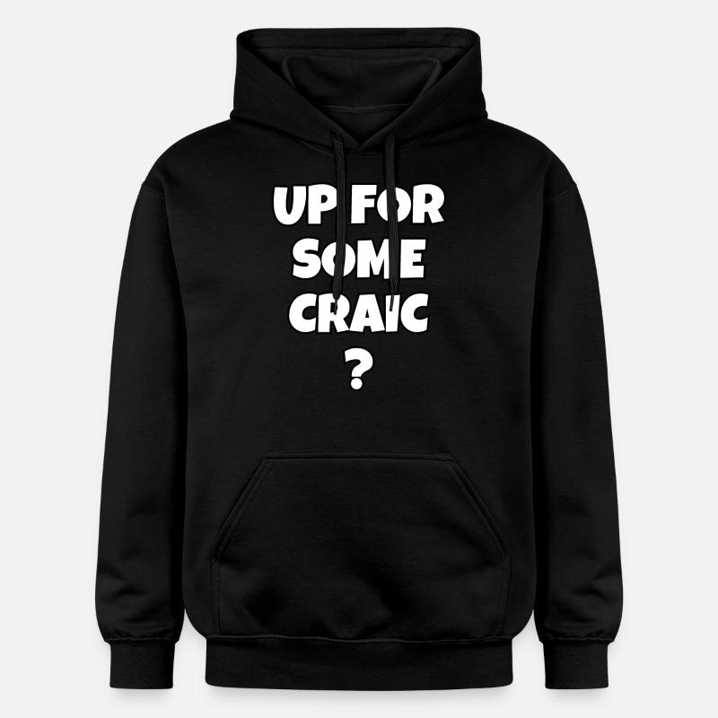 Envie d’un peu de folie ? - Sweat à capuche Softstyle® Gildan Unisexe - noir