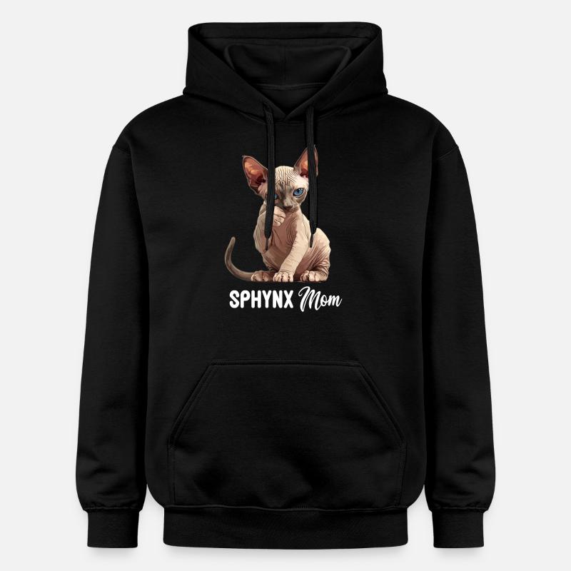 Sphynx Kätzchen Sphynx Katze - Gildan Unisex Softstyle® Midweight Hoodie - Schwarz