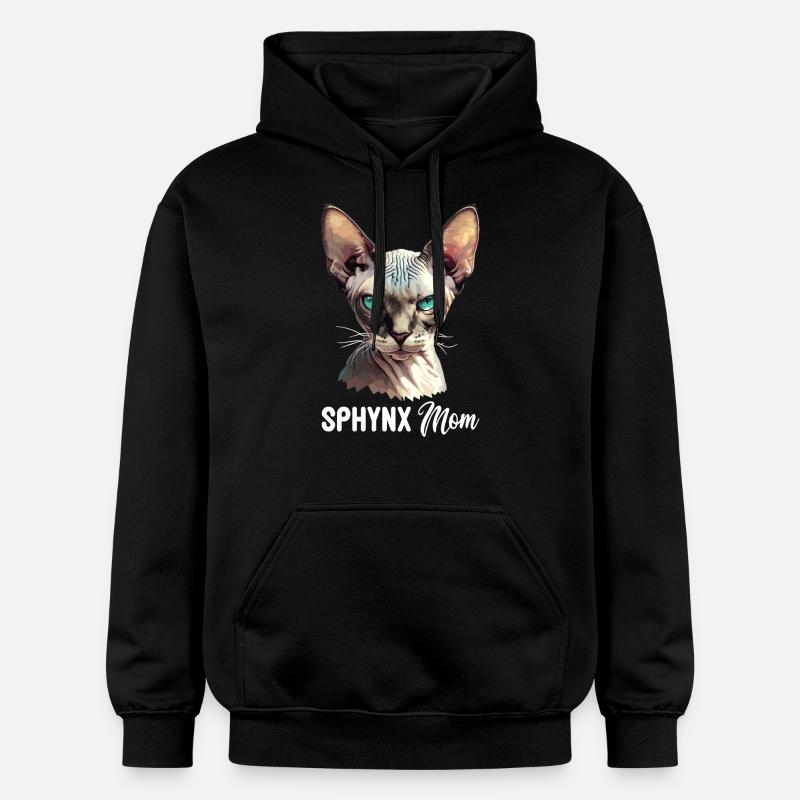Sphynx Kätzchen Sphynx Katze - Gildan Unisex Softstyle® Midweight Hoodie - Schwarz