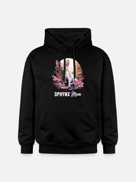 Sphynx Kitten Sphynx Cat - Gildan Unisex Softstyle® Midweight Hoodie - black