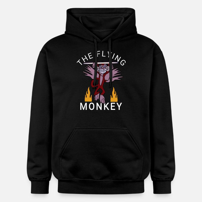 Singe volant - Sweat à capuche Softstyle® Gildan Unisexe - noir