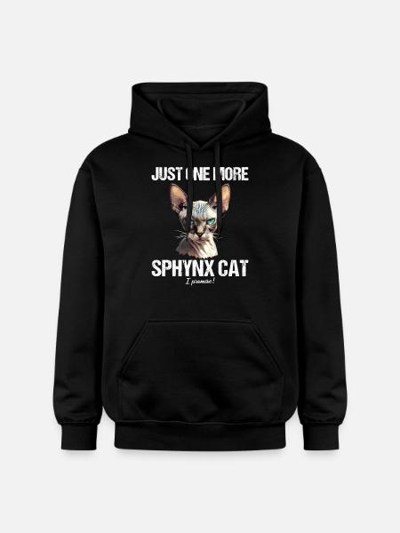Sphynx Kitten Sphynx Cat - Gildan Unisex Softstyle® Midweight Hoodie - black