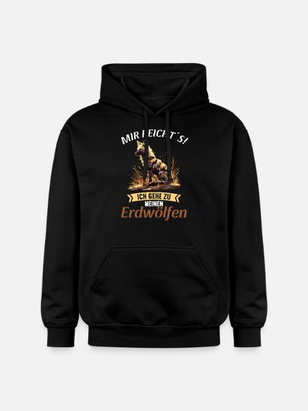 Erdwölfe Erdwolf - Gildan Unisex Softstyle® Midweight Hoodie - Schwarz