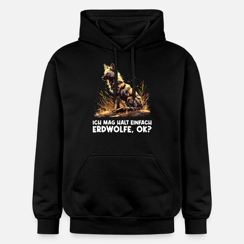 Aardwolves Aardwolf - Gildan Unisex Softstyle® Midweight Hoodie - black