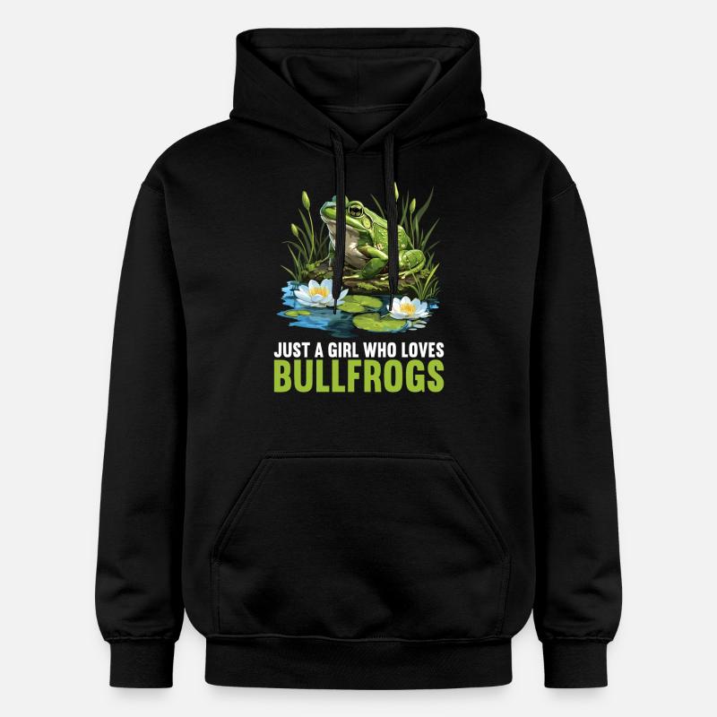 Grenouilles-taureaux Grenouille-taureau - Sweat à capuche Softstyle® Gildan Unisexe - noir