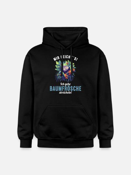 Rainette Baumfrösche Baumfrosch - Sweat à capuche Softstyle® Gildan Unisexe - noir