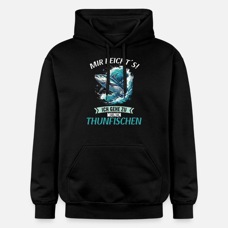 Thon Thunfische Thunfisch - Sweat à capuche Softstyle® Gildan Unisexe - noir