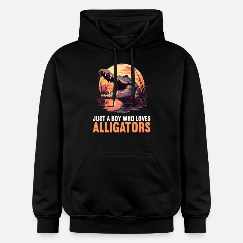 Alligatoren Alligator - Sweat à capuche Softstyle® Gildan Unisexe - noir