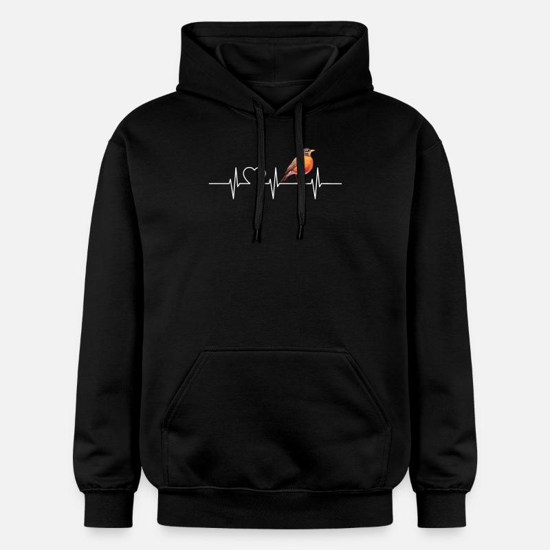 Robin Rotkehlchen - Sweat à capuche Softstyle® Gildan Unisexe - noir