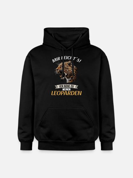 Léopard léopard - Sweat à capuche Softstyle® Gildan Unisexe - noir
