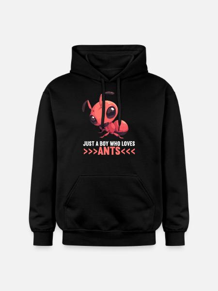 Ant ants ant - Gildan Unisex Softstyle® Midweight Hoodie - black
