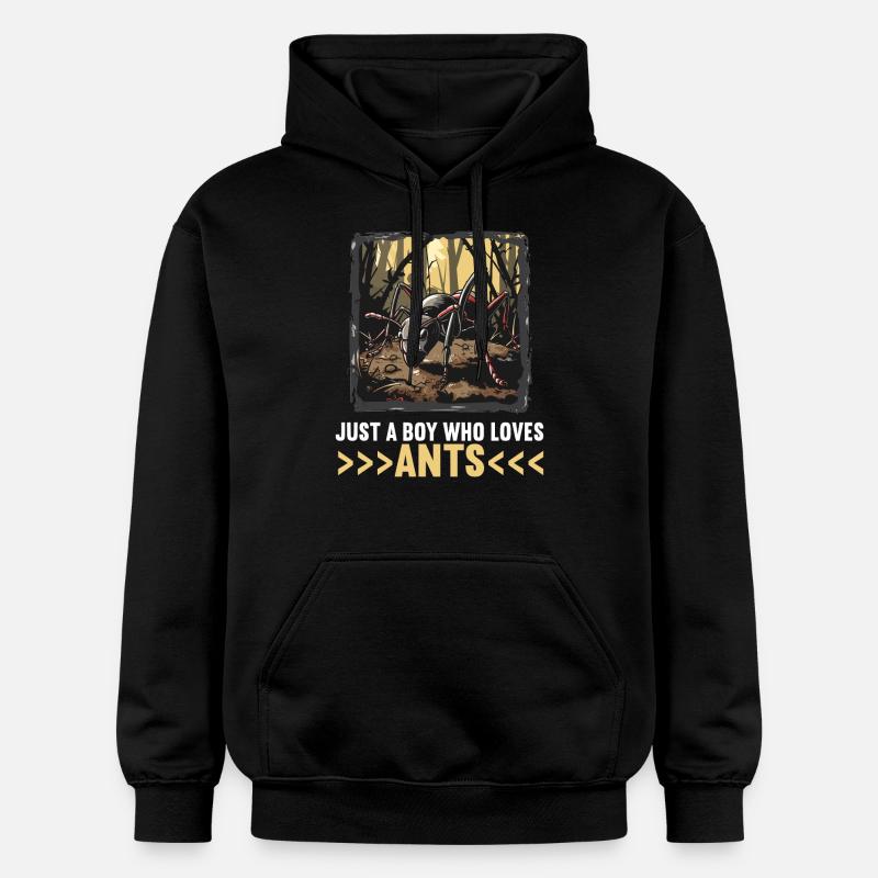 Fourmis fourmis - Sweat à capuche Softstyle® Gildan Unisexe - noir