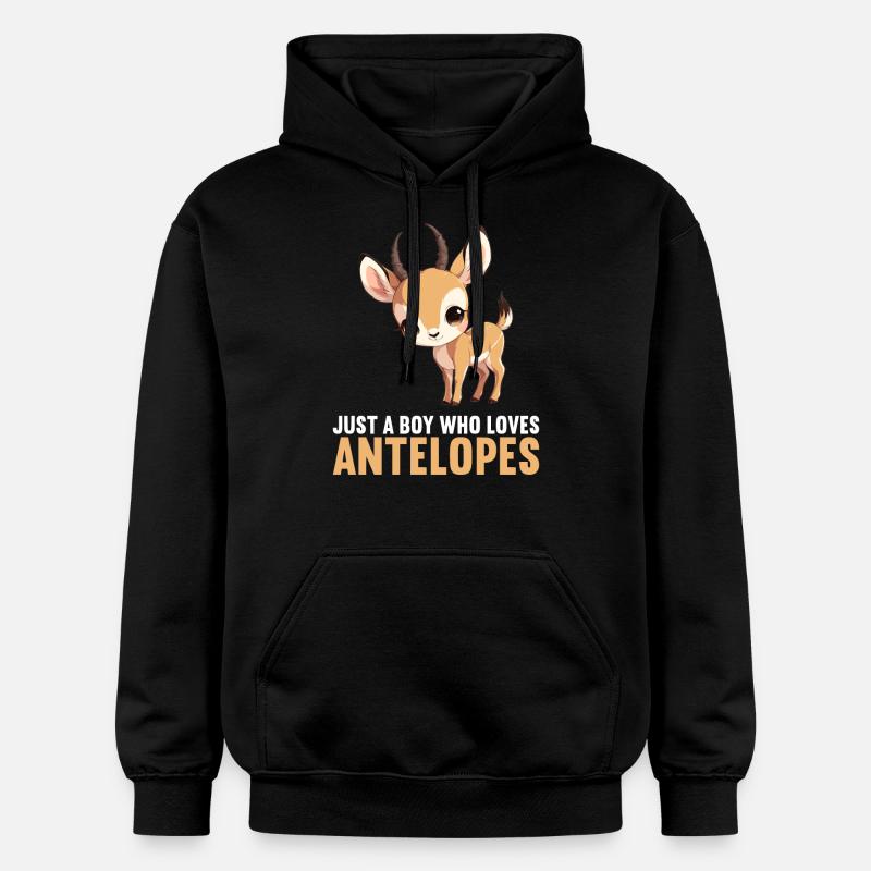 Antilope antilope antilope ouverte - Sweat à capuche Softstyle® Gildan Unisexe - noir