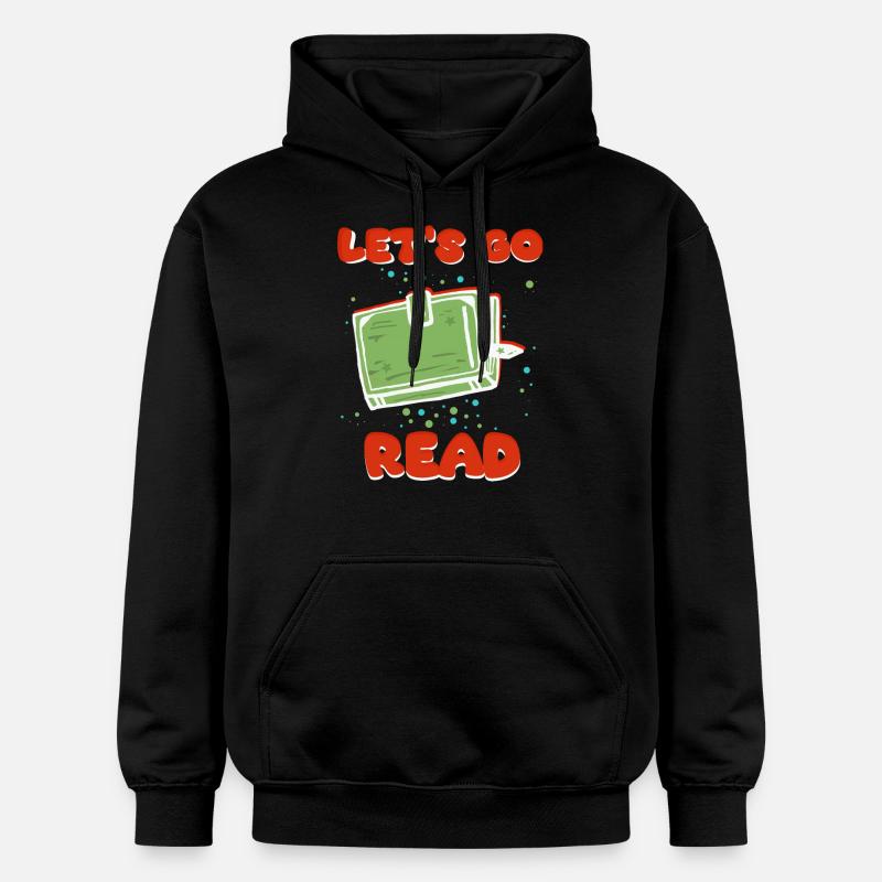 Lecteurs Amoureux de la lecture - Sweat à capuche Softstyle® Gildan Unisexe - noir